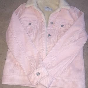 Baby pink Corduroy Jacket